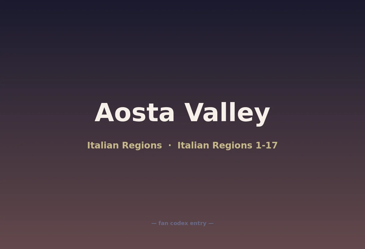 Aosta Valley